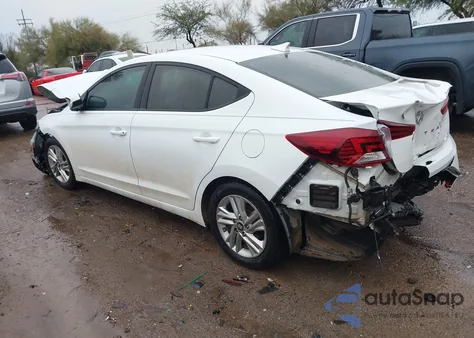 2019 Hyundai Elantra Sel z USA, uszkodzony, nr VIN 5NPD84LF2KH477214